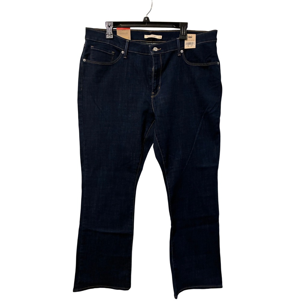 Levi's Women's Classic Bootcut Jeans Dark Wash Size 18 Medium W34 L32